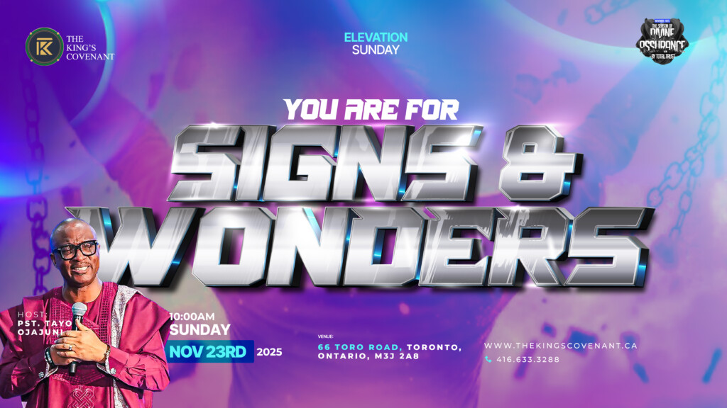 208 TKC You are for Signs and Wonders SCR