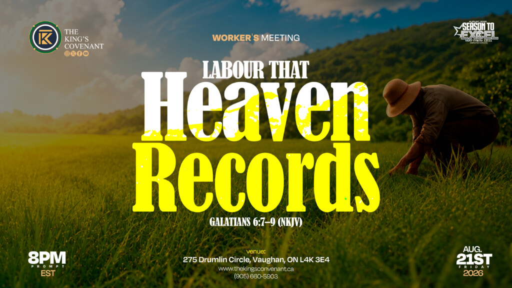 018 TKC Workers Meeting Labour That Heaven Records SCR